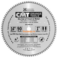 226.090.14M CMT Диск пильный 355x30x2,2/1,8 0° 8° прямой с фаской зуб Z=90