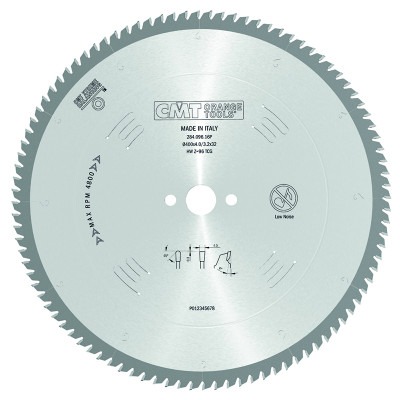 274.080.10M CMT Диск пильный 250x30x3,2/2,2 15° 1прямой зуб+4косой зуб Z=80