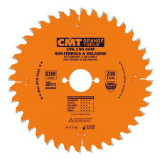 296.190.40M CMT Диск пильный 190x30x2,8/2,2 -6° прямой-трапеция зуб Z=40