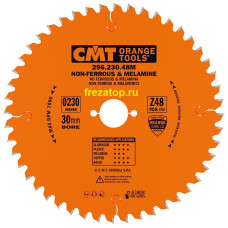 296.230.48M CMT Диск пильный 230x30x2,8/2,2 -6° прямой-трапеция зуб Z=48