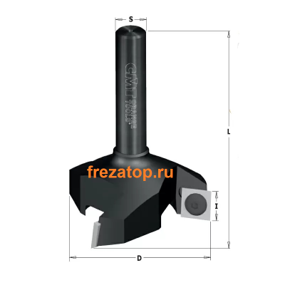 663.005.11 CMT Фреза для выравнивания поверхности Z3 D=38x12x60 S=12