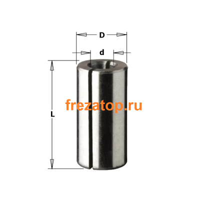 Втулка разрезная D раб.=6мм- d=3.175мм L=23мм