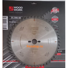 Диск пильный универсальный SUPERIOR 300*3.2*30H*48T A=15º ATB Woodwork 35.300.48