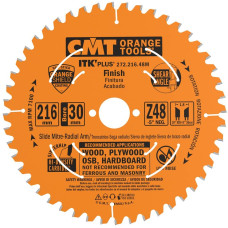 272.216.48M CMT Пильный диск универсальный 216x30x1,8/1,2 -5° 10° ATB + 8° SHEAR Z=48