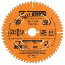 273.216.64M CMT Диск пильный 216x30x1,8/1,2 -5° 10° ATB + 8° SHEAR Z=64