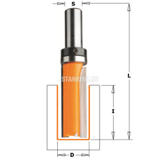 812.690.11B CMT Фреза обгонная (верх. подш.) хвостовик S=12,7 D раб.=19x38,1